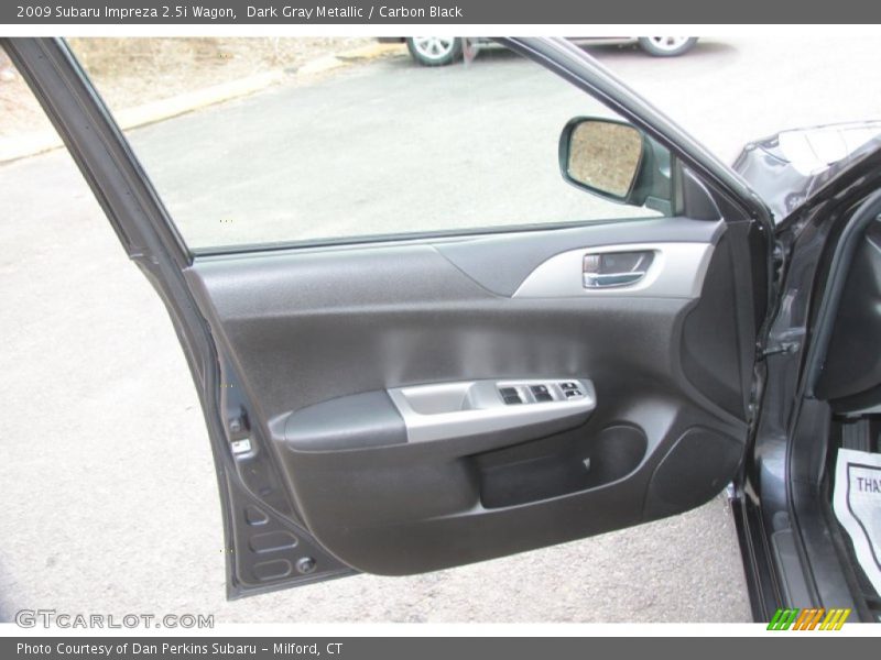 Dark Gray Metallic / Carbon Black 2009 Subaru Impreza 2.5i Wagon