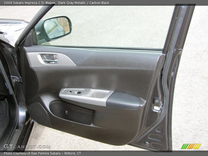 Dark Gray Metallic / Carbon Black 2009 Subaru Impreza 2.5i Wagon