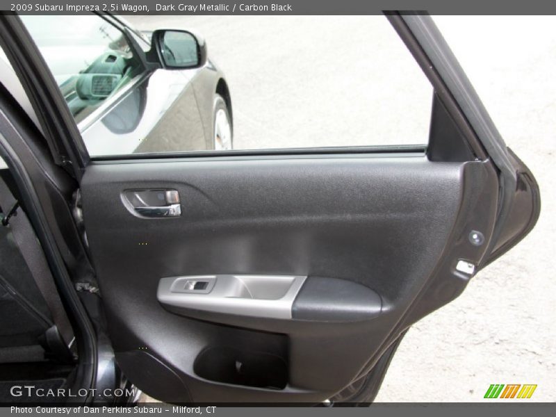 Dark Gray Metallic / Carbon Black 2009 Subaru Impreza 2.5i Wagon