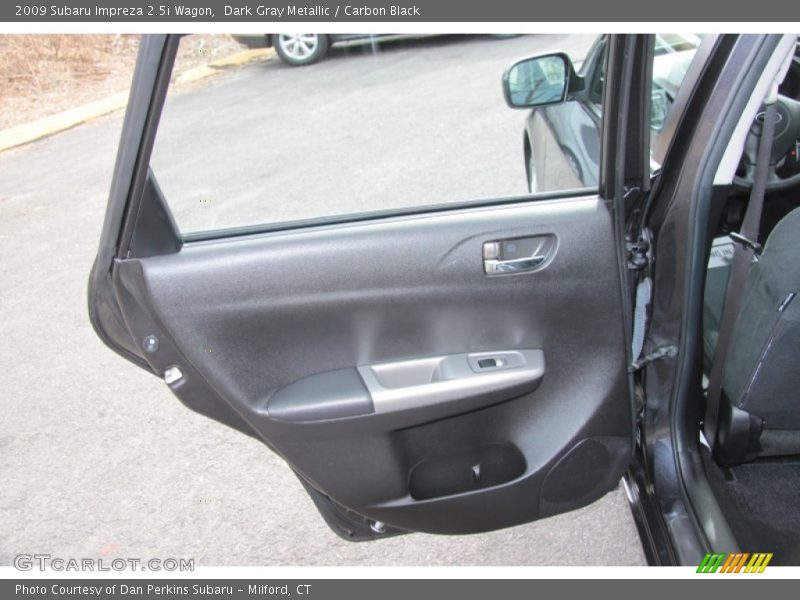 Dark Gray Metallic / Carbon Black 2009 Subaru Impreza 2.5i Wagon