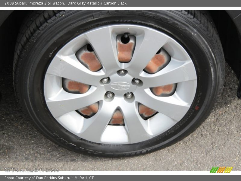 Dark Gray Metallic / Carbon Black 2009 Subaru Impreza 2.5i Wagon