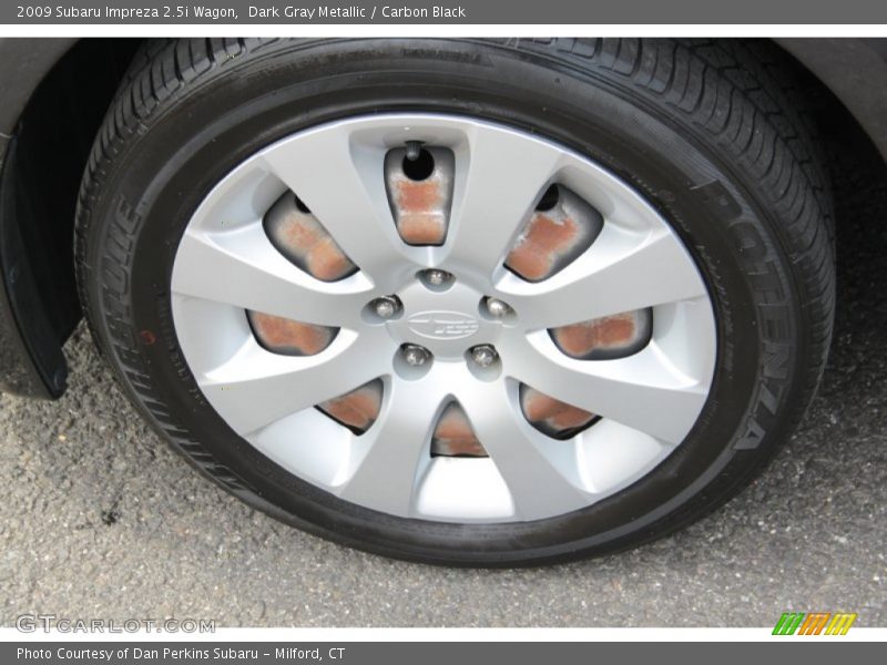 Dark Gray Metallic / Carbon Black 2009 Subaru Impreza 2.5i Wagon