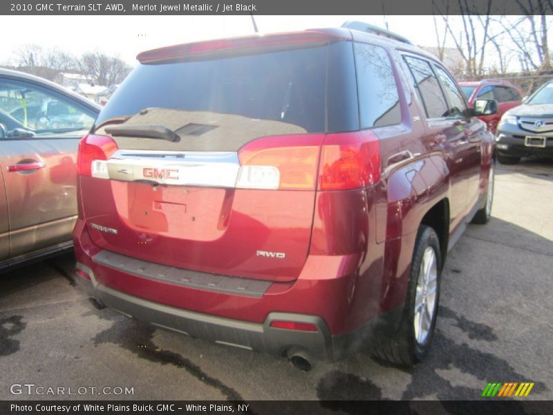 Merlot Jewel Metallic / Jet Black 2010 GMC Terrain SLT AWD