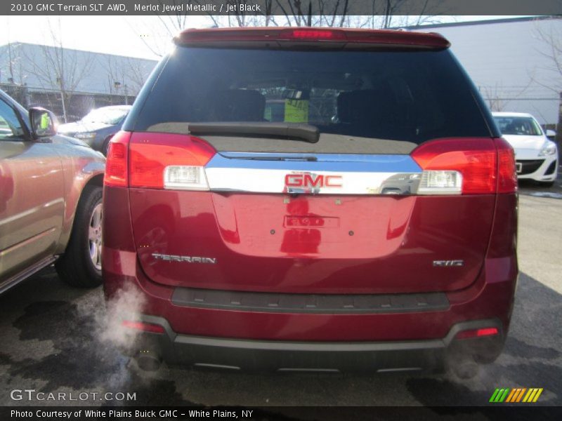 Merlot Jewel Metallic / Jet Black 2010 GMC Terrain SLT AWD