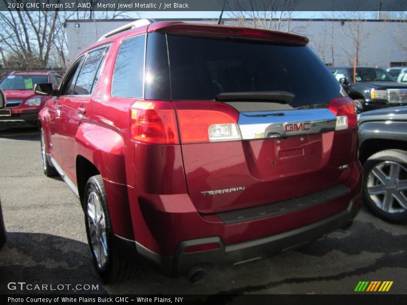 Merlot Jewel Metallic / Jet Black 2010 GMC Terrain SLT AWD