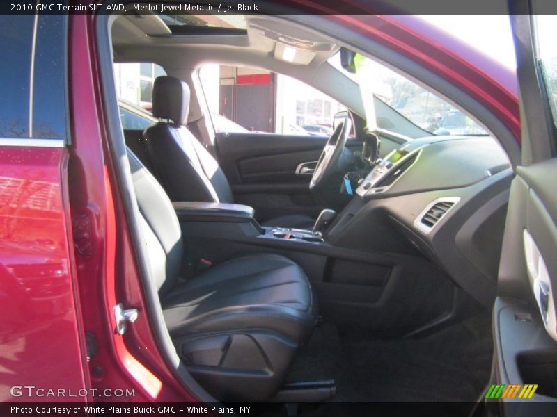 Merlot Jewel Metallic / Jet Black 2010 GMC Terrain SLT AWD