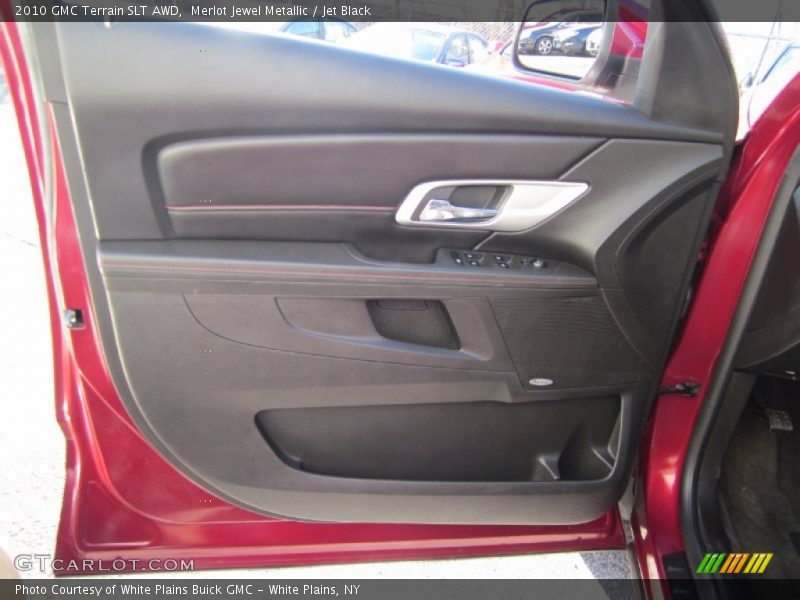Merlot Jewel Metallic / Jet Black 2010 GMC Terrain SLT AWD