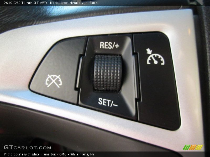 Merlot Jewel Metallic / Jet Black 2010 GMC Terrain SLT AWD