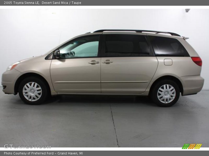 Desert Sand Mica / Taupe 2005 Toyota Sienna LE