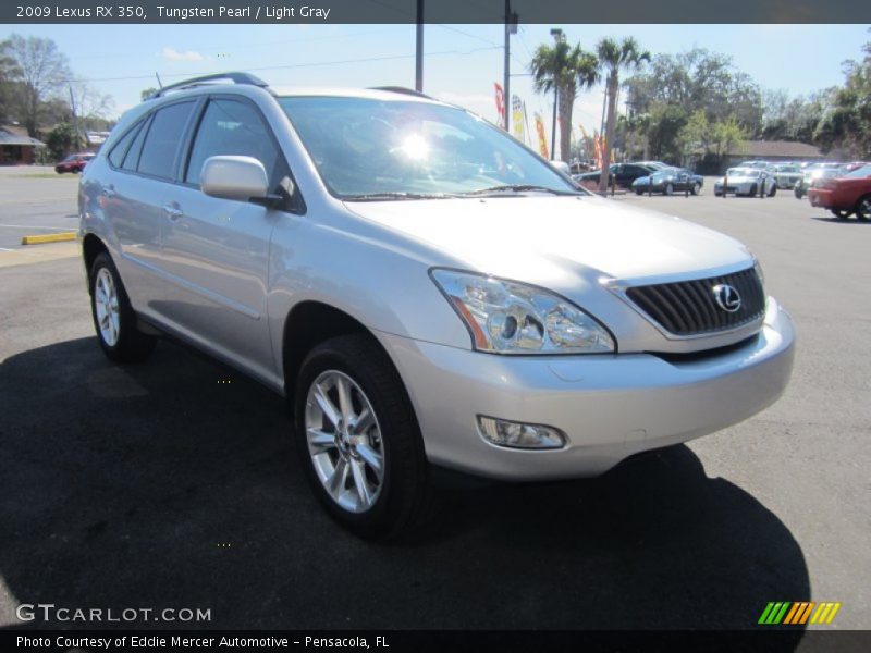 Tungsten Pearl / Light Gray 2009 Lexus RX 350