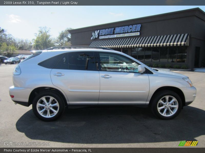 Tungsten Pearl / Light Gray 2009 Lexus RX 350