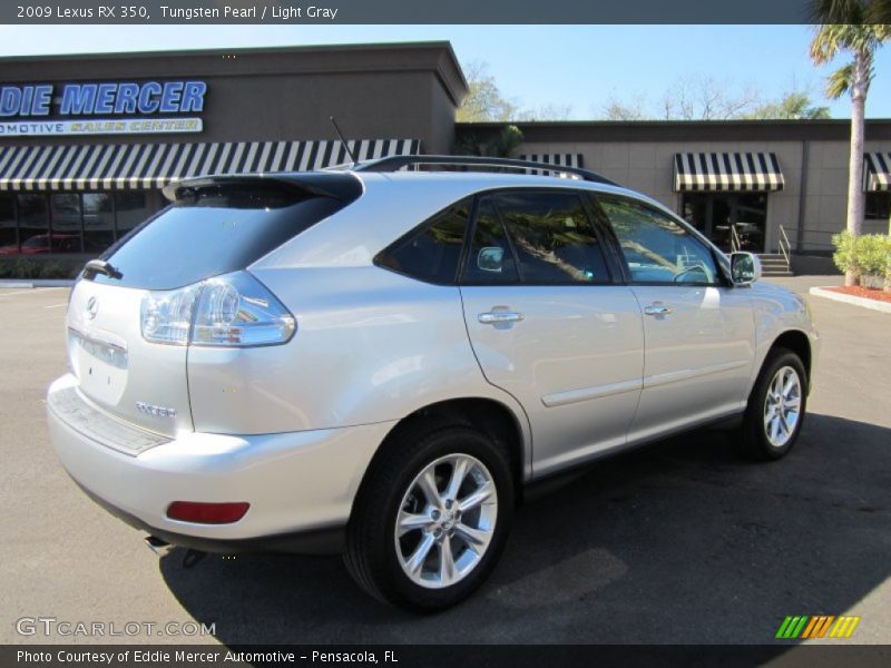Tungsten Pearl / Light Gray 2009 Lexus RX 350
