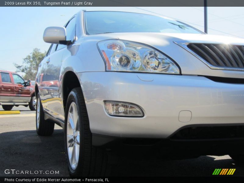 Tungsten Pearl / Light Gray 2009 Lexus RX 350