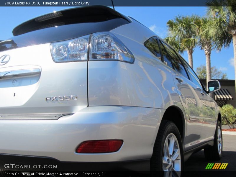 Tungsten Pearl / Light Gray 2009 Lexus RX 350