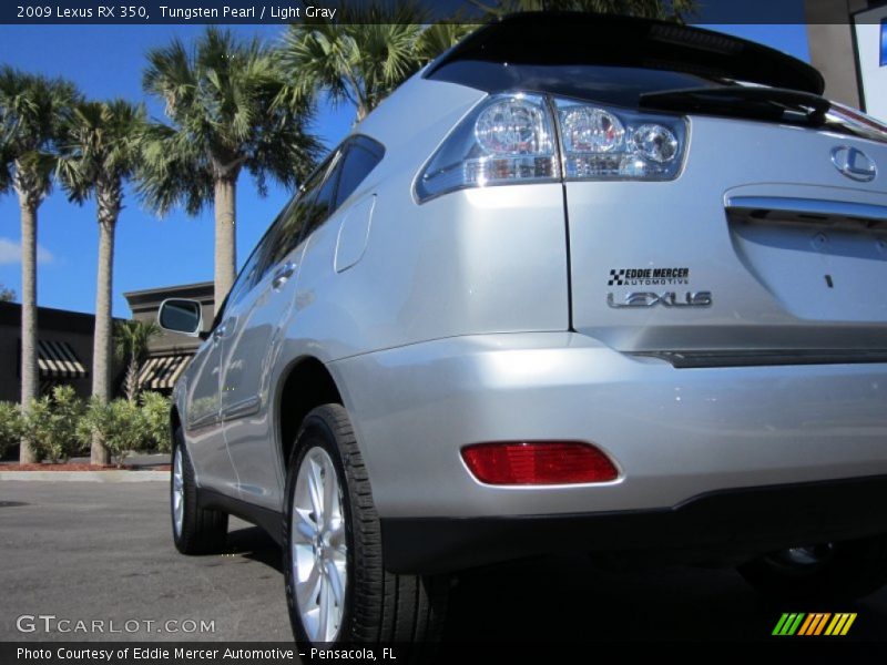Tungsten Pearl / Light Gray 2009 Lexus RX 350
