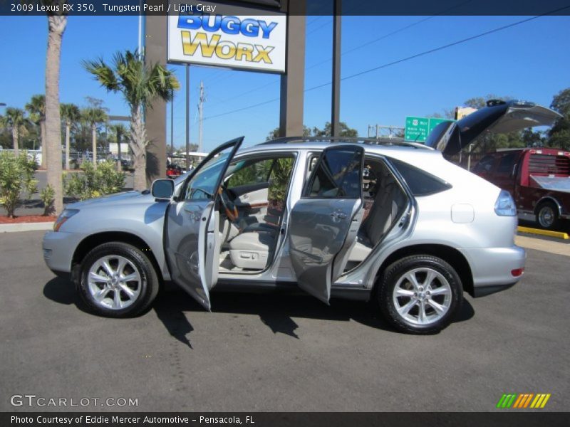 Tungsten Pearl / Light Gray 2009 Lexus RX 350