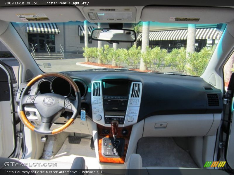 Tungsten Pearl / Light Gray 2009 Lexus RX 350