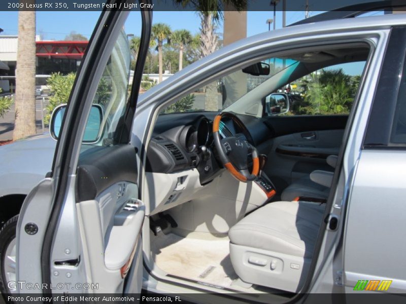 Tungsten Pearl / Light Gray 2009 Lexus RX 350