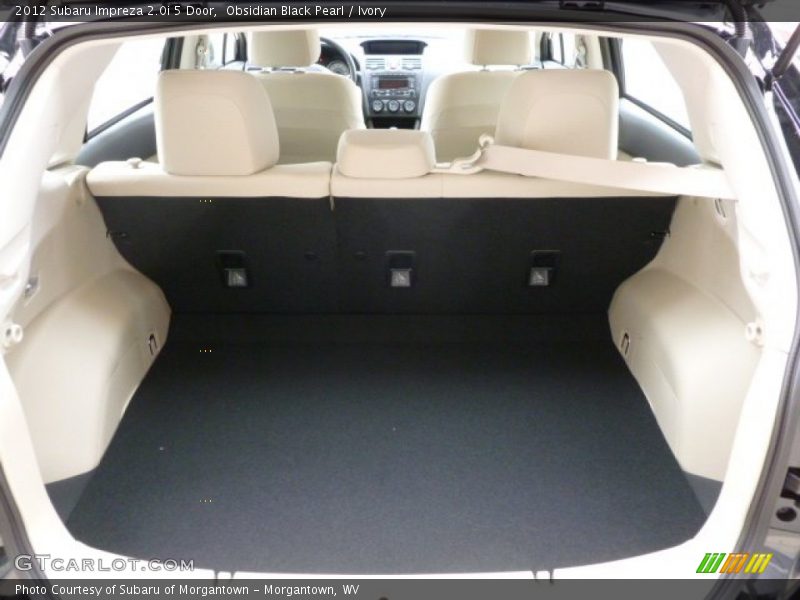 Obsidian Black Pearl / Ivory 2012 Subaru Impreza 2.0i 5 Door