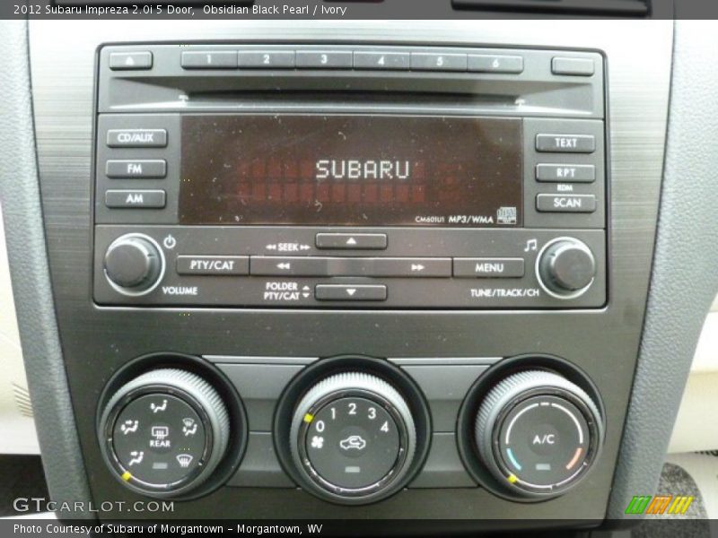 Controls of 2012 Impreza 2.0i 5 Door