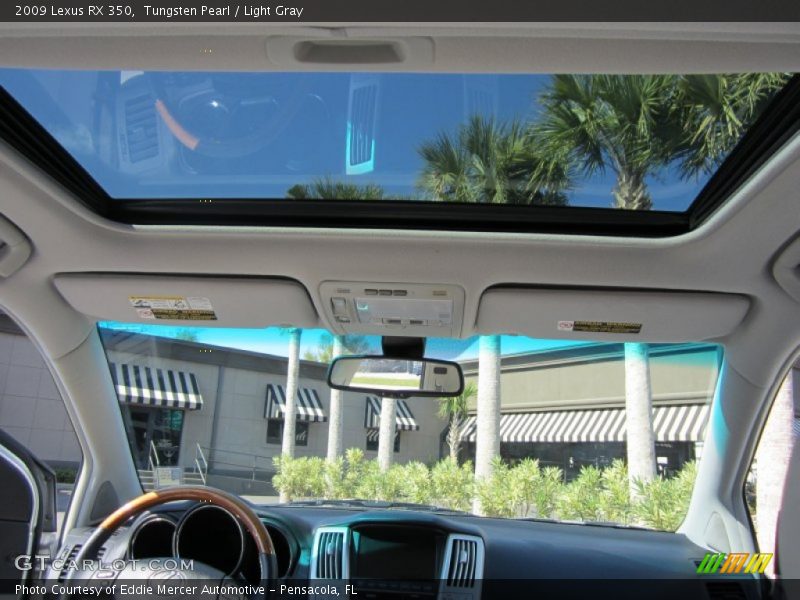 Tungsten Pearl / Light Gray 2009 Lexus RX 350