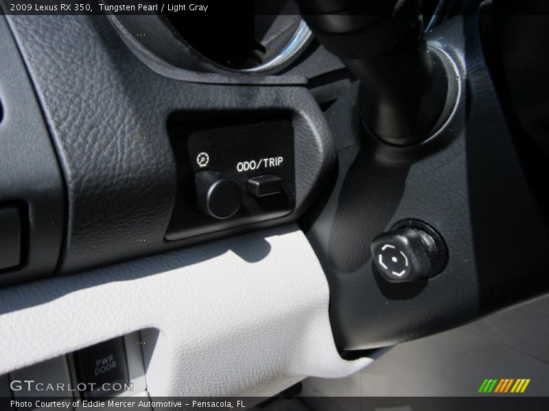 Tungsten Pearl / Light Gray 2009 Lexus RX 350
