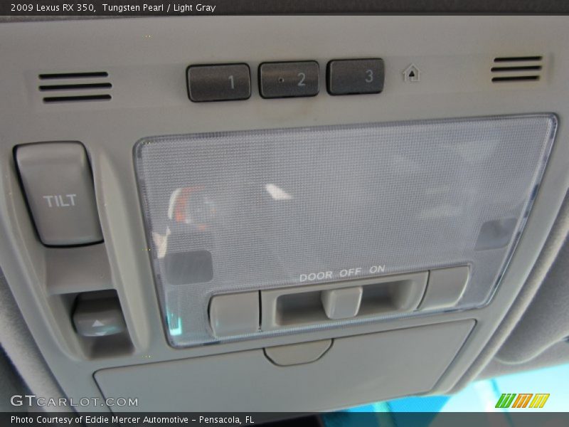 Tungsten Pearl / Light Gray 2009 Lexus RX 350