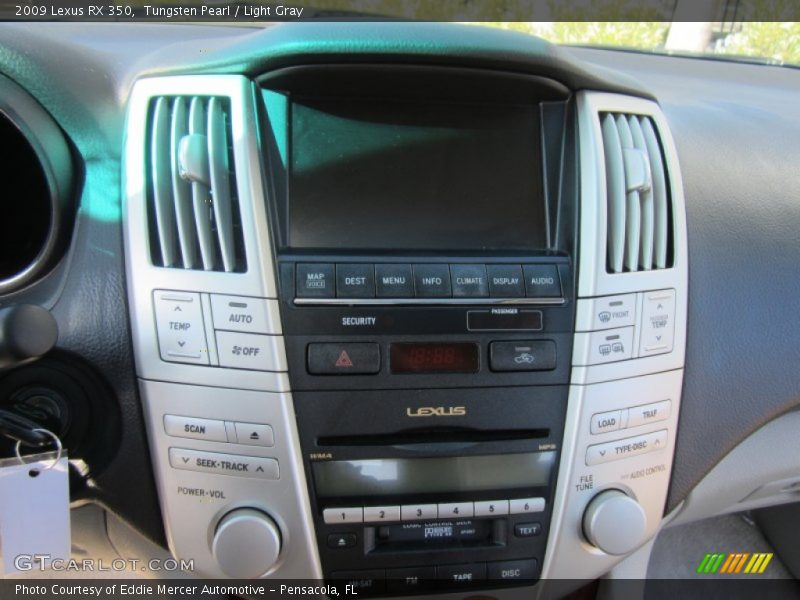 Tungsten Pearl / Light Gray 2009 Lexus RX 350
