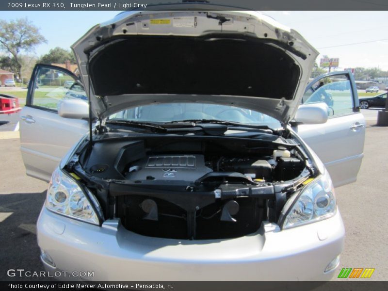 Tungsten Pearl / Light Gray 2009 Lexus RX 350
