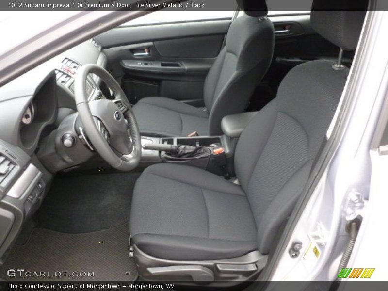 Front Seat of 2012 Impreza 2.0i Premium 5 Door