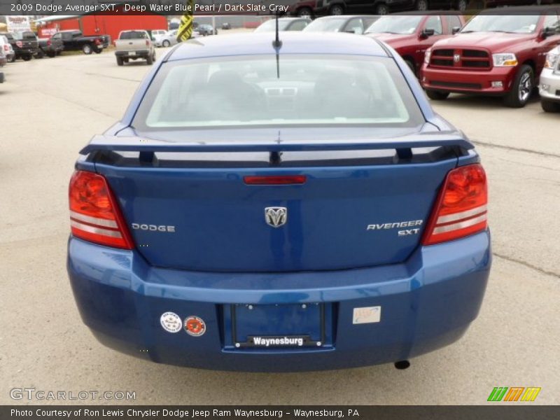 Deep Water Blue Pearl / Dark Slate Gray 2009 Dodge Avenger SXT