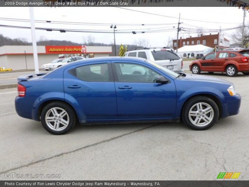 Deep Water Blue Pearl / Dark Slate Gray 2009 Dodge Avenger SXT