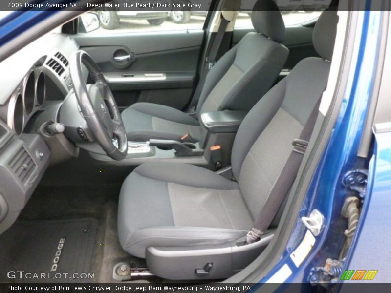 Deep Water Blue Pearl / Dark Slate Gray 2009 Dodge Avenger SXT
