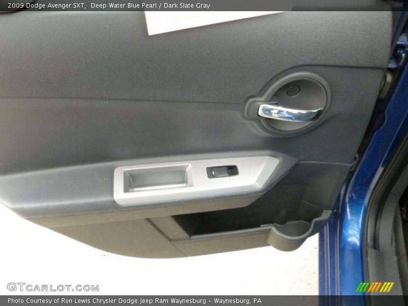 Deep Water Blue Pearl / Dark Slate Gray 2009 Dodge Avenger SXT