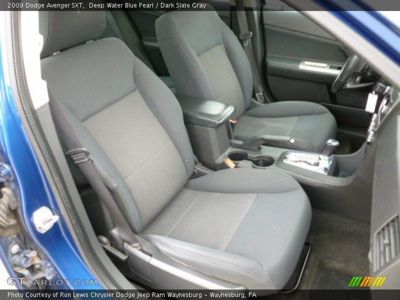 Deep Water Blue Pearl / Dark Slate Gray 2009 Dodge Avenger SXT
