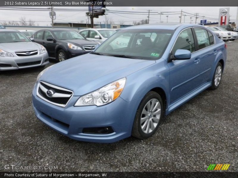 Sky Blue Metallic / Off Black 2012 Subaru Legacy 2.5i Limited