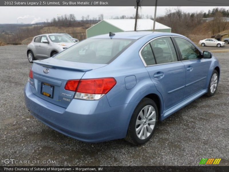 Sky Blue Metallic / Off Black 2012 Subaru Legacy 2.5i Limited