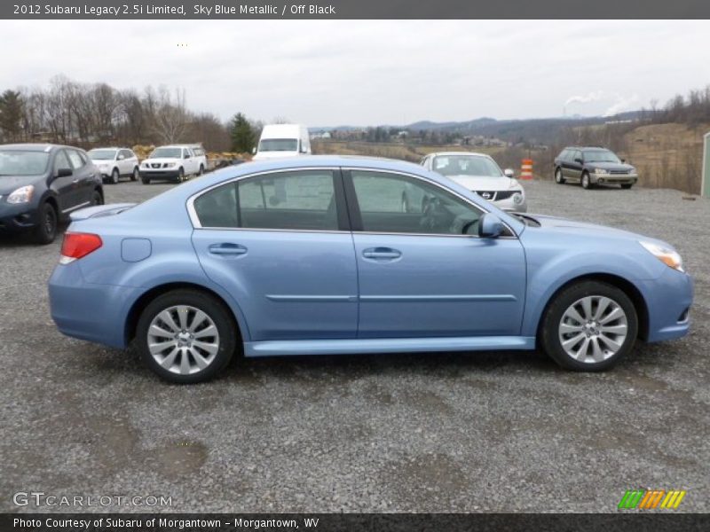 Sky Blue Metallic / Off Black 2012 Subaru Legacy 2.5i Limited