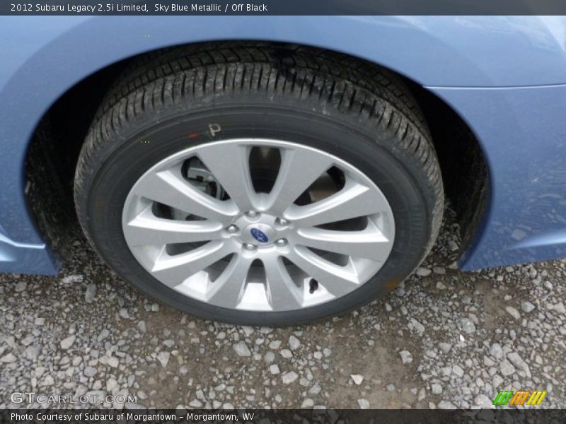 Sky Blue Metallic / Off Black 2012 Subaru Legacy 2.5i Limited