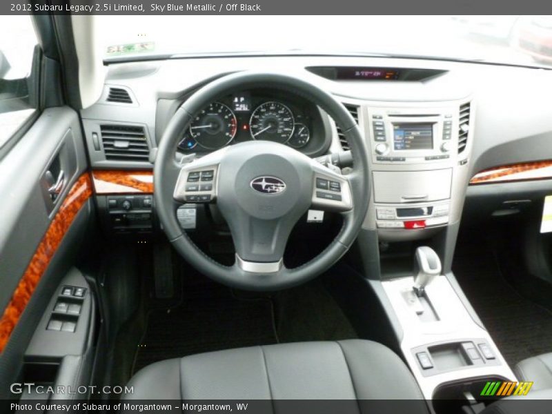 Sky Blue Metallic / Off Black 2012 Subaru Legacy 2.5i Limited