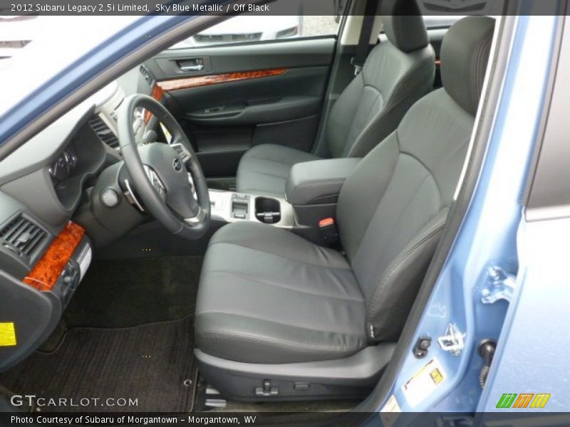 Sky Blue Metallic / Off Black 2012 Subaru Legacy 2.5i Limited