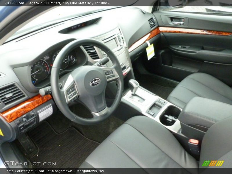 Sky Blue Metallic / Off Black 2012 Subaru Legacy 2.5i Limited