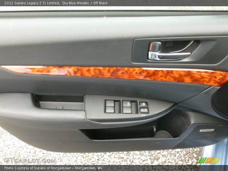 Sky Blue Metallic / Off Black 2012 Subaru Legacy 2.5i Limited