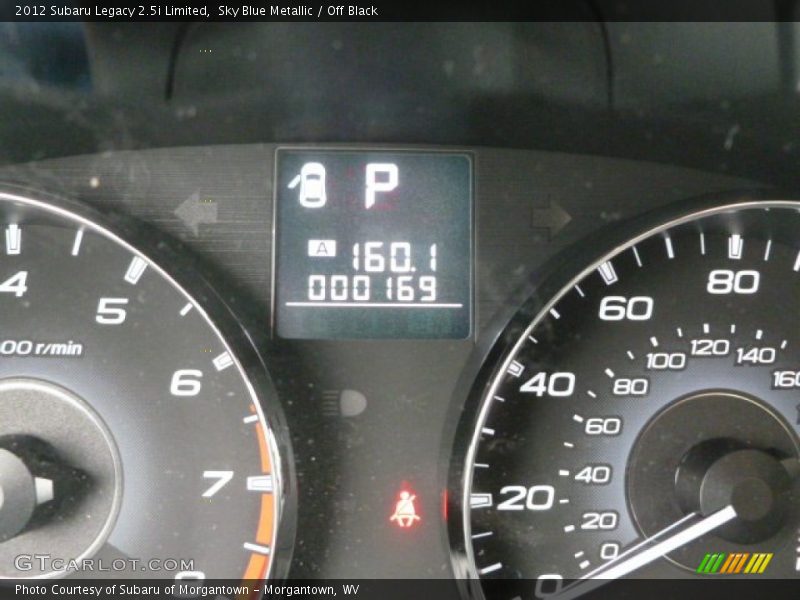 Sky Blue Metallic / Off Black 2012 Subaru Legacy 2.5i Limited