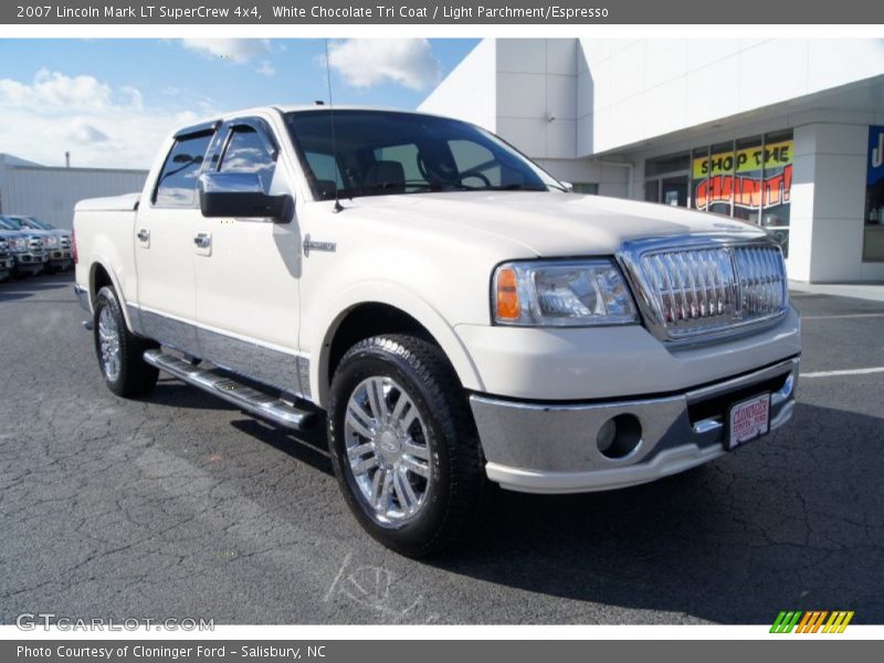 White Chocolate Tri Coat / Light Parchment/Espresso 2007 Lincoln Mark LT SuperCrew 4x4