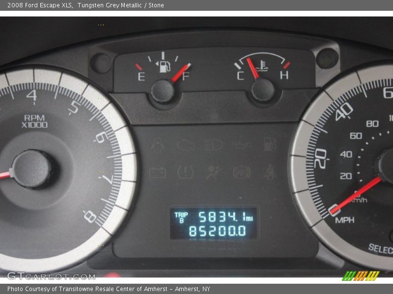 Tungsten Grey Metallic / Stone 2008 Ford Escape XLS