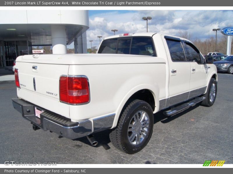 White Chocolate Tri Coat / Light Parchment/Espresso 2007 Lincoln Mark LT SuperCrew 4x4