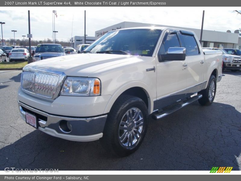 White Chocolate Tri Coat / Light Parchment/Espresso 2007 Lincoln Mark LT SuperCrew 4x4