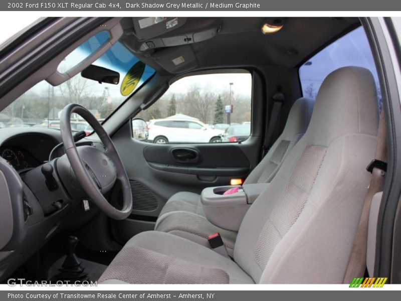 Dark Shadow Grey Metallic / Medium Graphite 2002 Ford F150 XLT Regular Cab 4x4