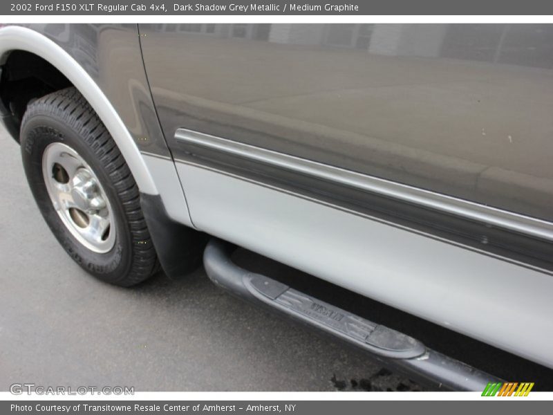 Dark Shadow Grey Metallic / Medium Graphite 2002 Ford F150 XLT Regular Cab 4x4